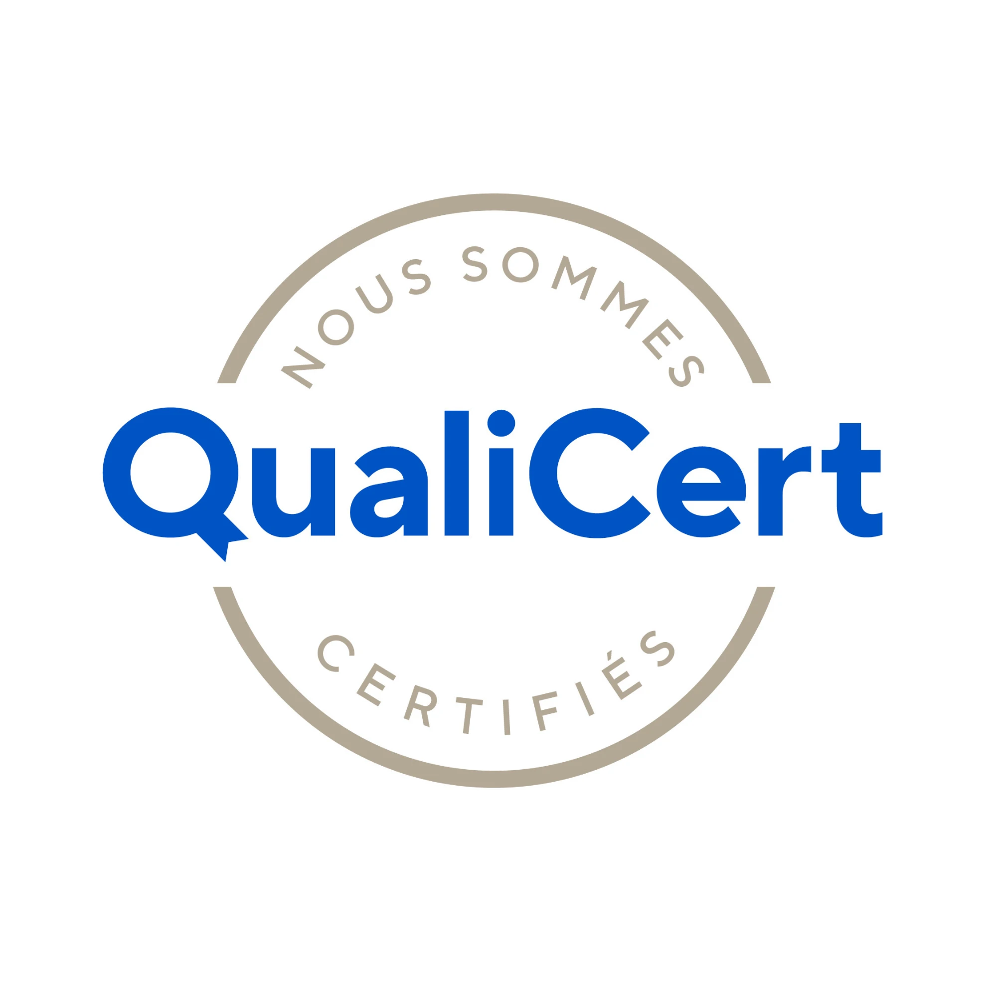 QualiCert certified — Nous sommes certifiés